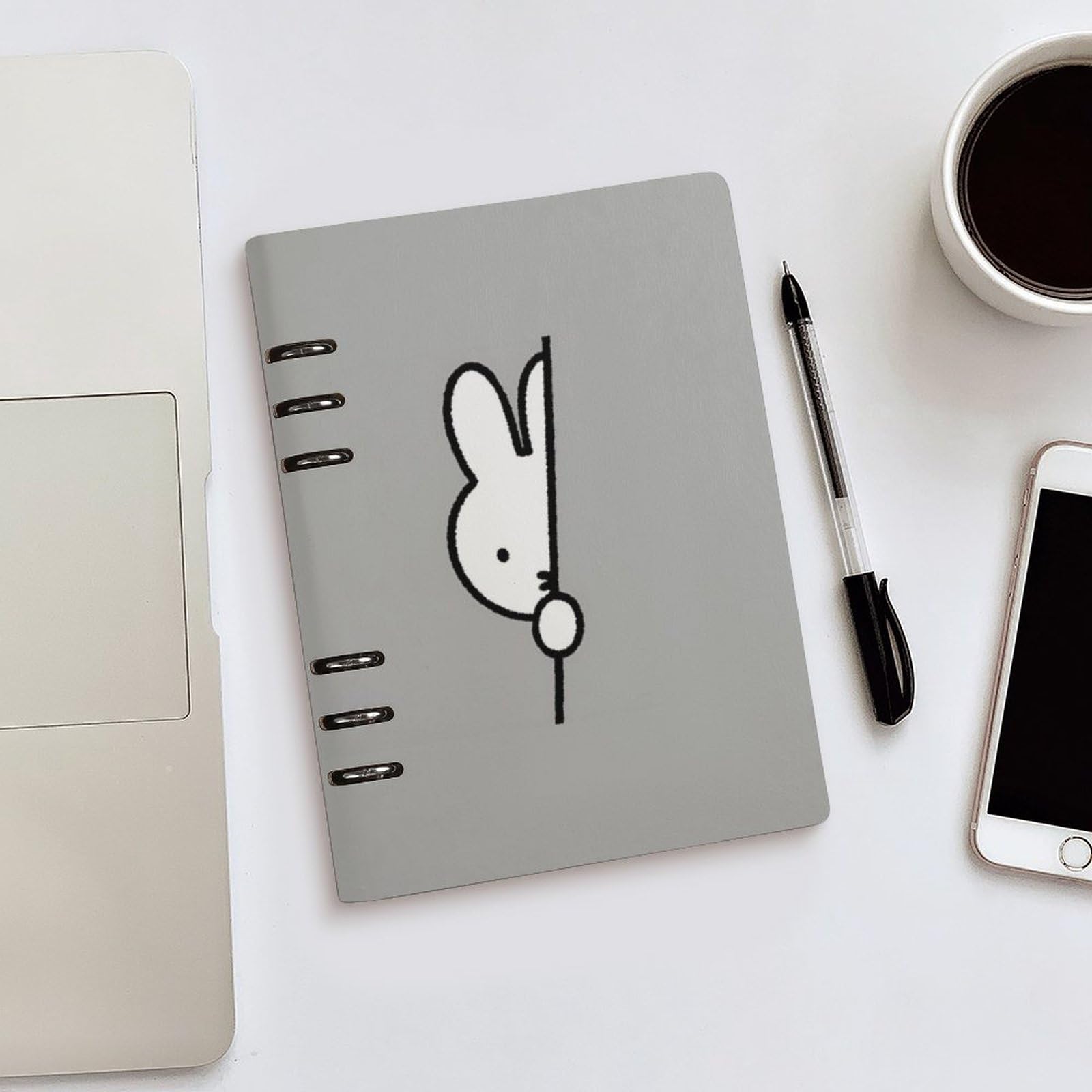 Amazon.co.jp: ミッフィー ひょっこり システム手帳 PU ノートメモ帳